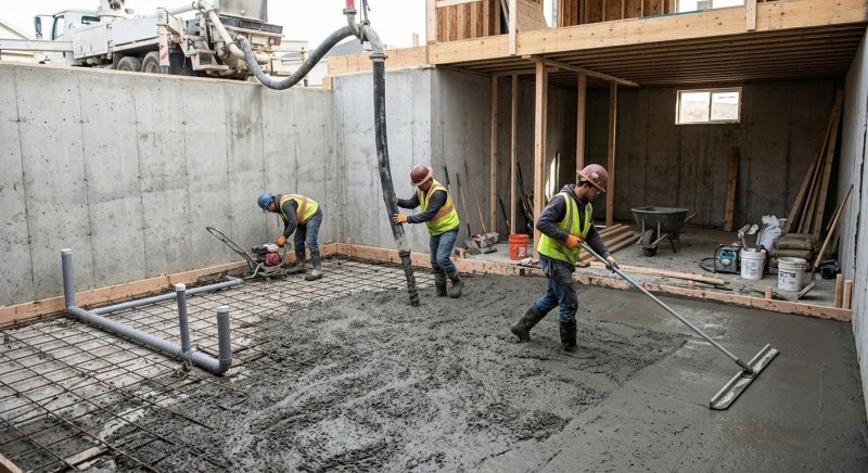 Basement Concrete Installation in Denver, CO