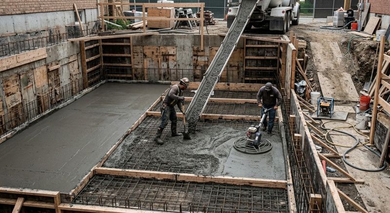 Basement Concrete Installation in Denver County, CO