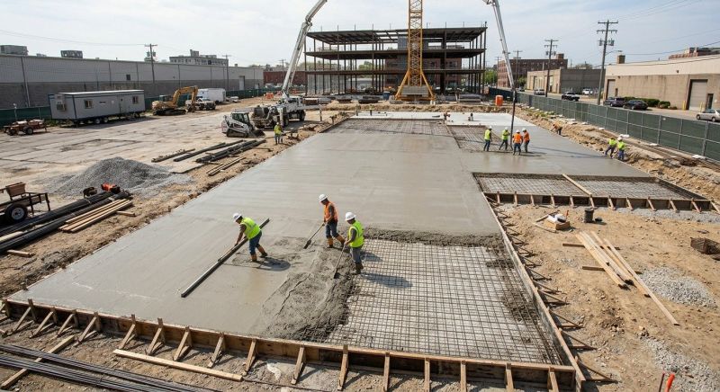Commercial Slab Construction in Arvada, CO