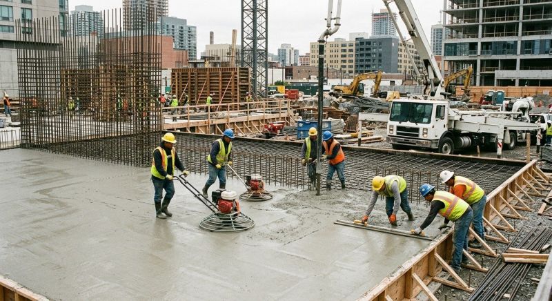 Commercial Slab Construction in Erie, CO