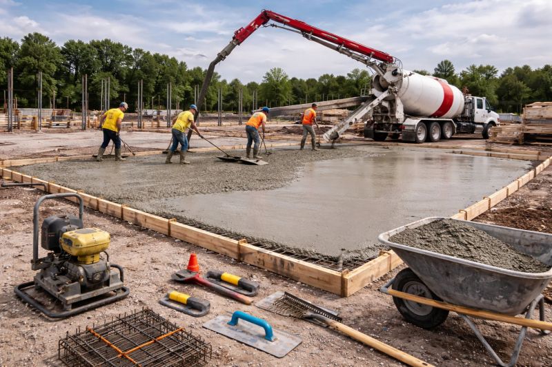 Commercial Slab Construction in Indian Hills, CO