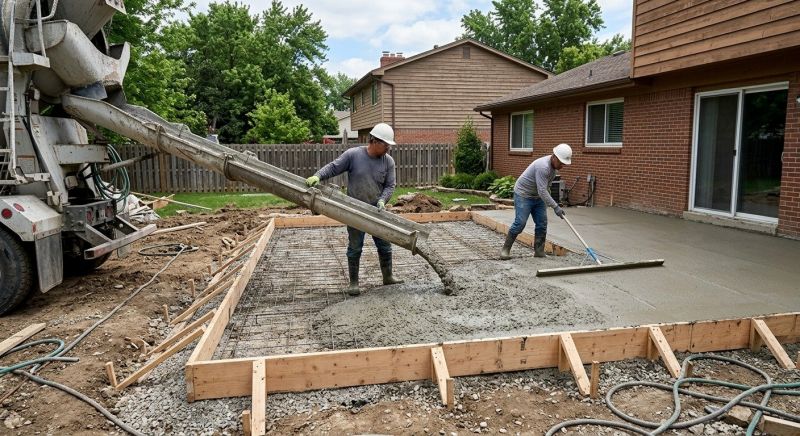 Concrete Flatwork Installation in Boulder, CO