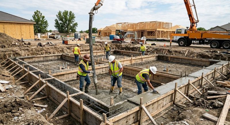 Concrete Foundation Installation in Aurora, CO