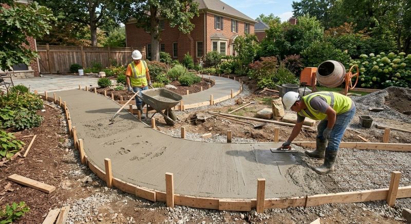 Concrete Path Installation in Denver County, CO