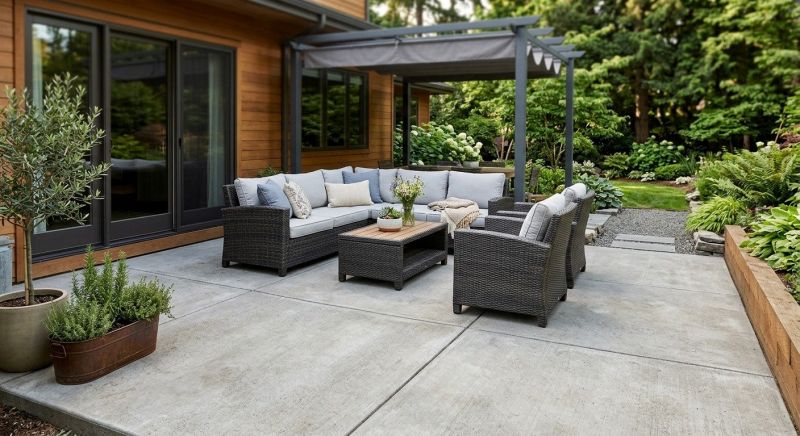 Concrete Patio Renovation in Denver County, CO