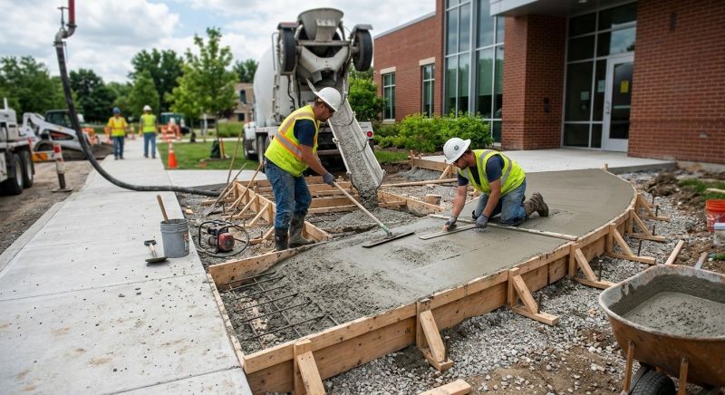 Concrete Ramp Installation in Arvada, CO