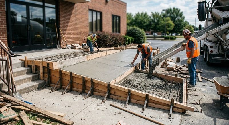 Concrete Ramp Installation in Castle Rock, CO