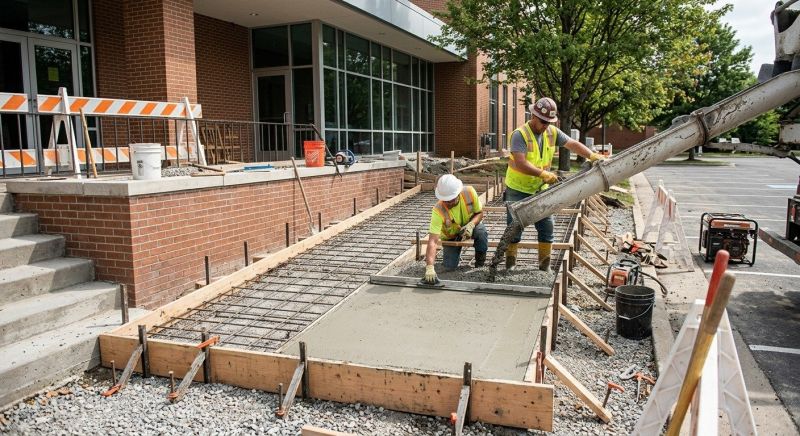 Concrete Ramp Installation in Lafayette, CO