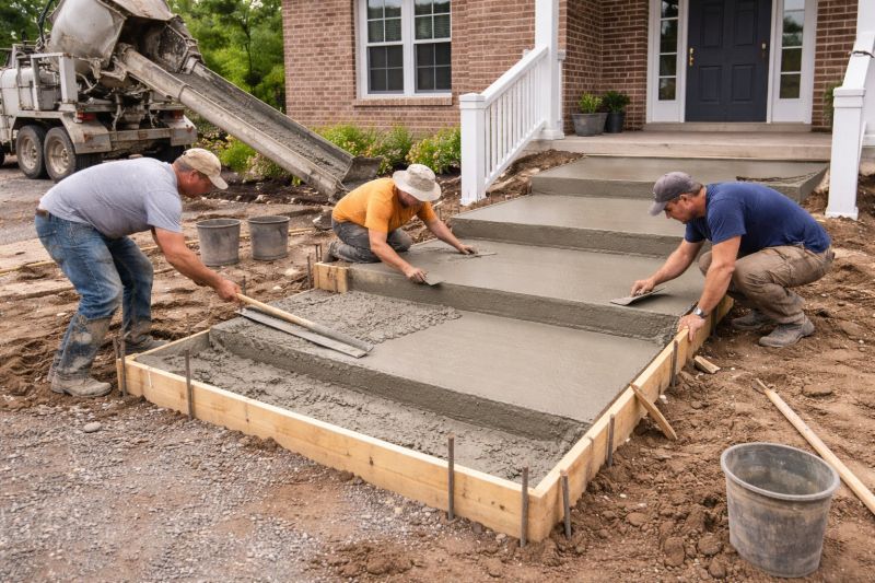 Concrete Stairs Construction in Castle Rock, CO