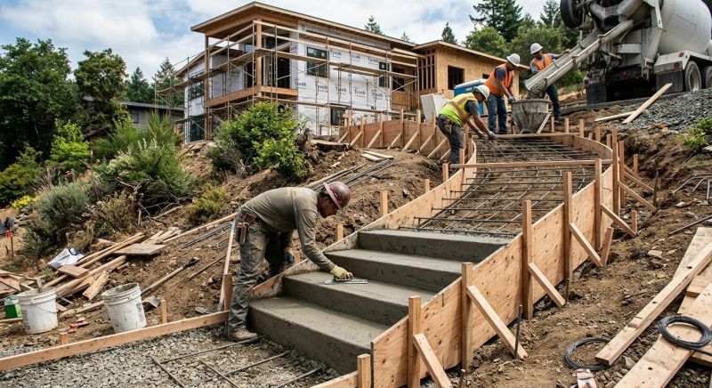 Concrete Stairs Construction in Englewood, CO