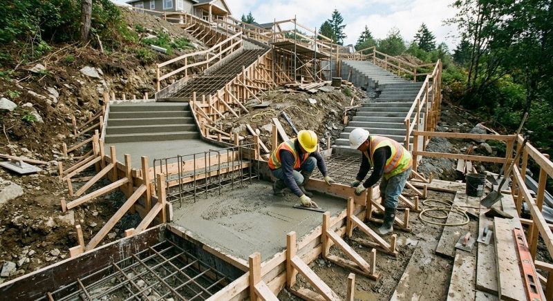 Concrete Stairs Construction in Denver County, CO
