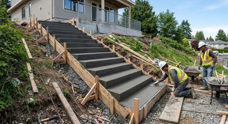 Concrete Stairs Installation in Brighton, CO