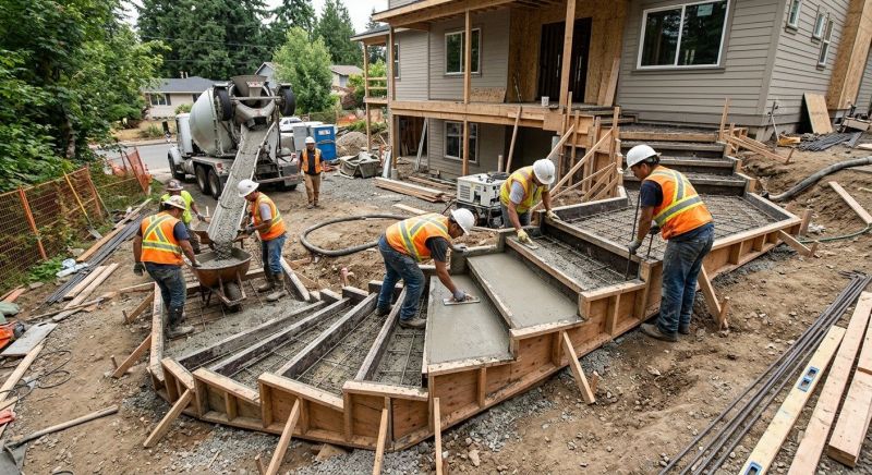 Concrete Stairs Installation in Castle Rock, CO