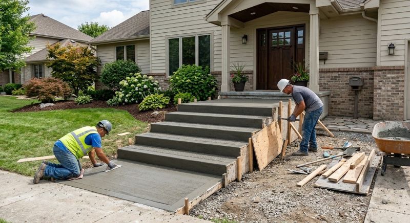 Concrete Stairs Installation in Erie, CO