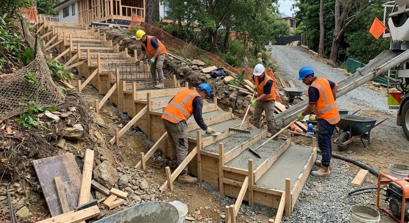 Concrete Stairs Installation in Denver County, CO