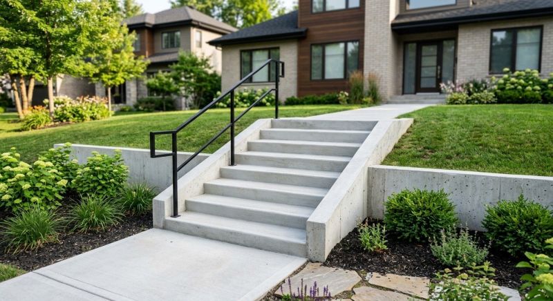 Concrete Stairway Installation in Denver County, CO