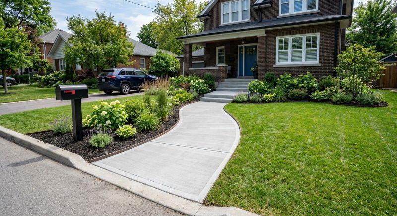 Concrete Walkway Installation in Aurora, CO