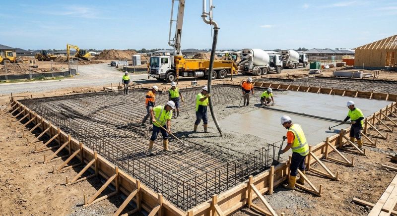 Foundation Slab Construction in Denver County, CO