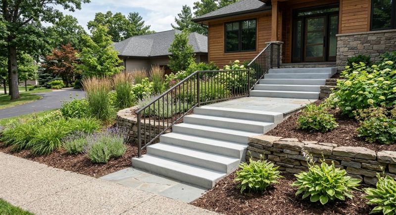 Poured Steps Installation in Conifer, CO
