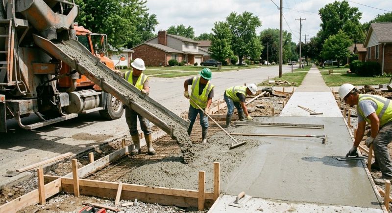 Sidewalk Construction in Westminster, CO