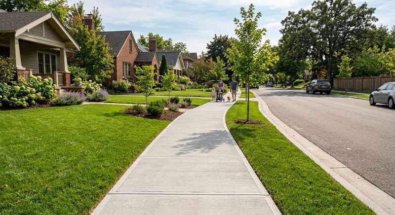 Sidewalk Enlargement in Denver County, CO