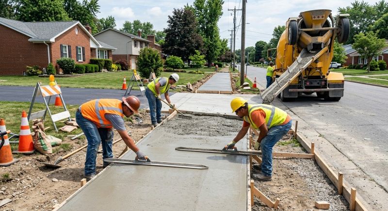 Walkway Pouring in Denver County, CO